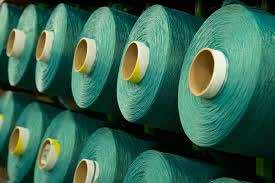 Cones of recycled yarn